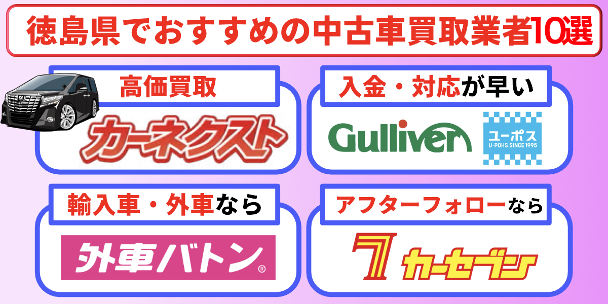 徳島県　中古車　おすすめ　車買取